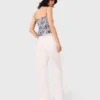 High-waisted wide-leg jeans