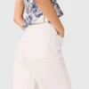 High-waisted wide-leg jeans