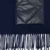 Hooded wool poncho