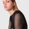 Jersey diamanté top
