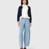 Jewelled bow-button cardigan