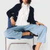 Jewelled bow-button cardigan