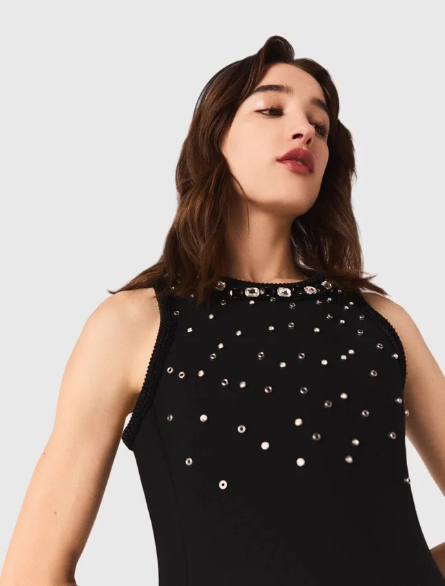 Jewelled skater dress Jewelled skater dress