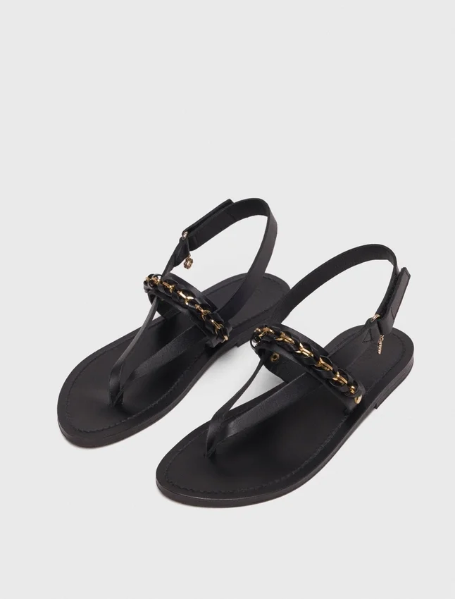 K.Jacques flat leather sandal K.Jacques flat leather sandal