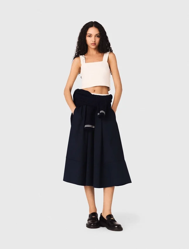Knit crop top Knit crop top