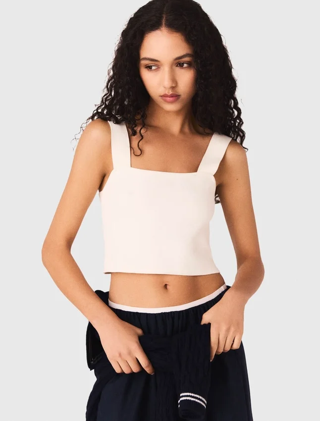 Knit crop top Knit crop top