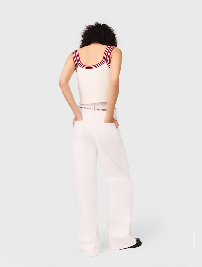Knit crop top Knit crop top