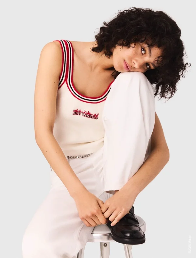 Knit crop top Knit crop top