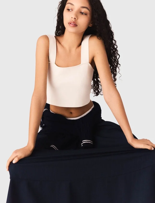 Knit crop top Knit crop top