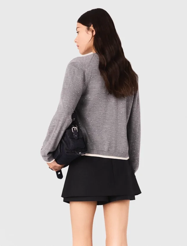Knit embellished cardigan Knit embellished cardigan