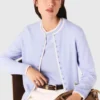 Knit embellished cardigan