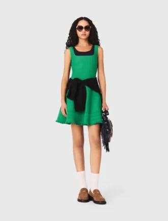 Knit skater dress
