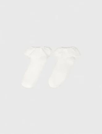 Lace frill socks