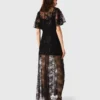 Lace maxi dress
