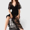 Lace maxi dress