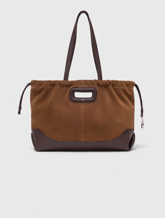 Leather and suede Milpli tote bag Leather and suede Milpli tote bag