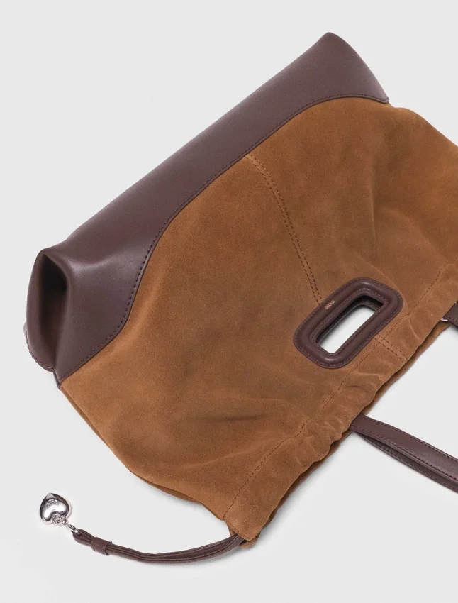 Leather and suede Milpli tote bag Leather and suede Milpli tote bag