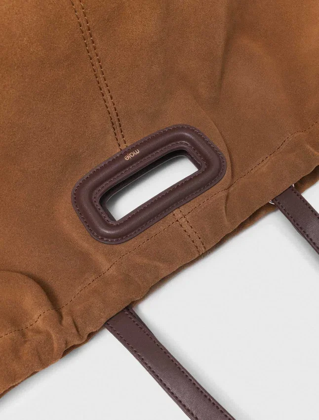 Leather and suede Milpli tote bag Leather and suede Milpli tote bag