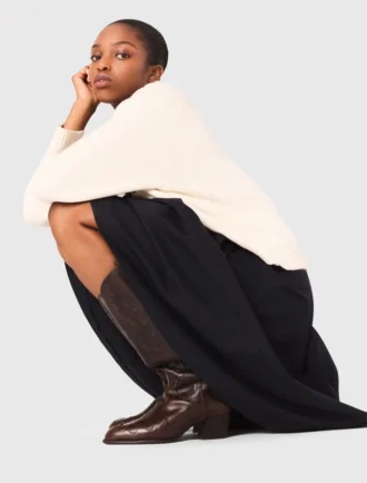 Leather cowboy boots