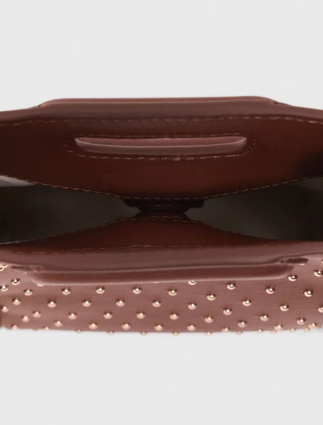 Leather M mini bag with studs Leather M mini bag with studs