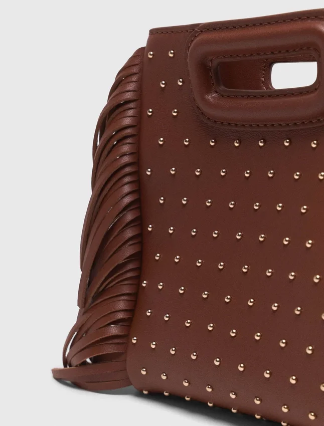 Leather M mini bag with studs Leather M mini bag with studs