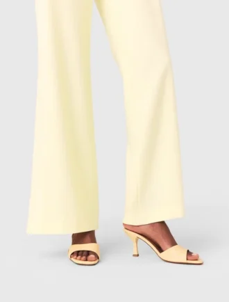 Leather mules