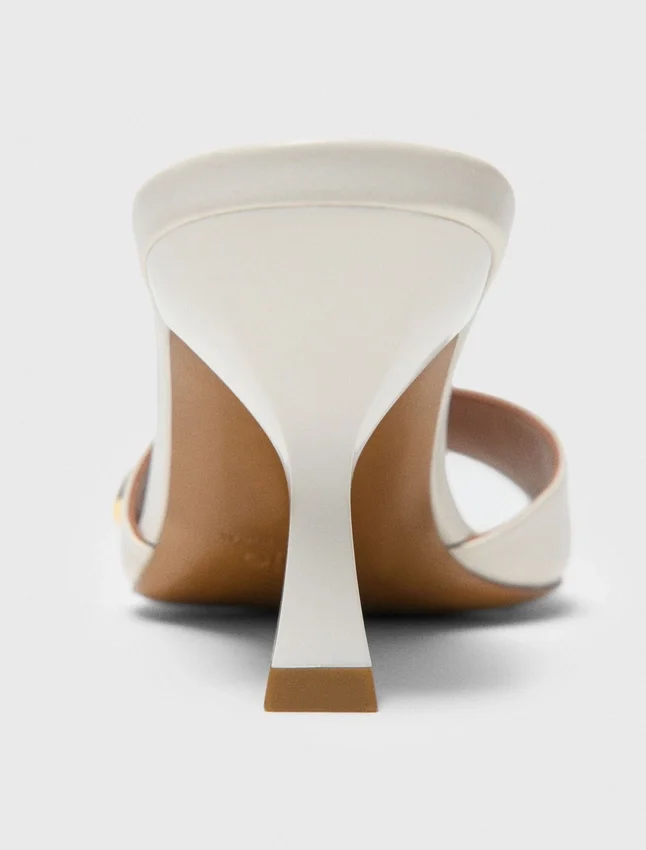 Leather mules Leather mules