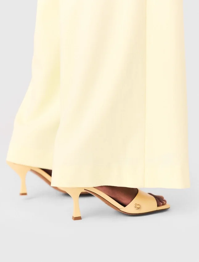 Leather mules Leather mules