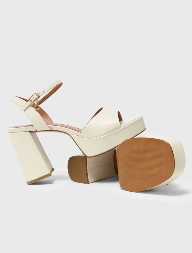 Leather platform sandals Leather platform sandals