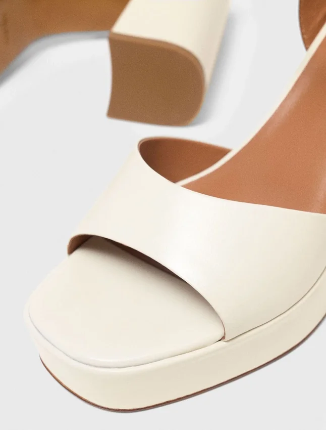 Leather platform sandals Leather platform sandals