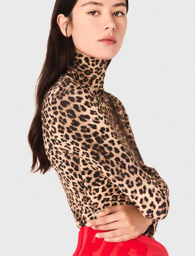Leopard print T-shirt Leopard print T-shirt