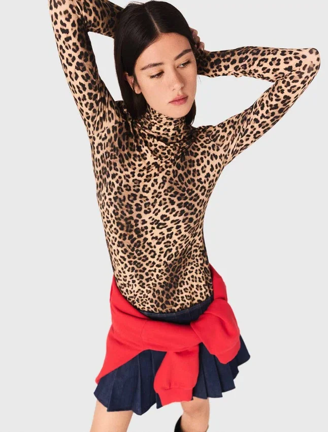 Leopard print T-shirt Leopard print T-shirt
