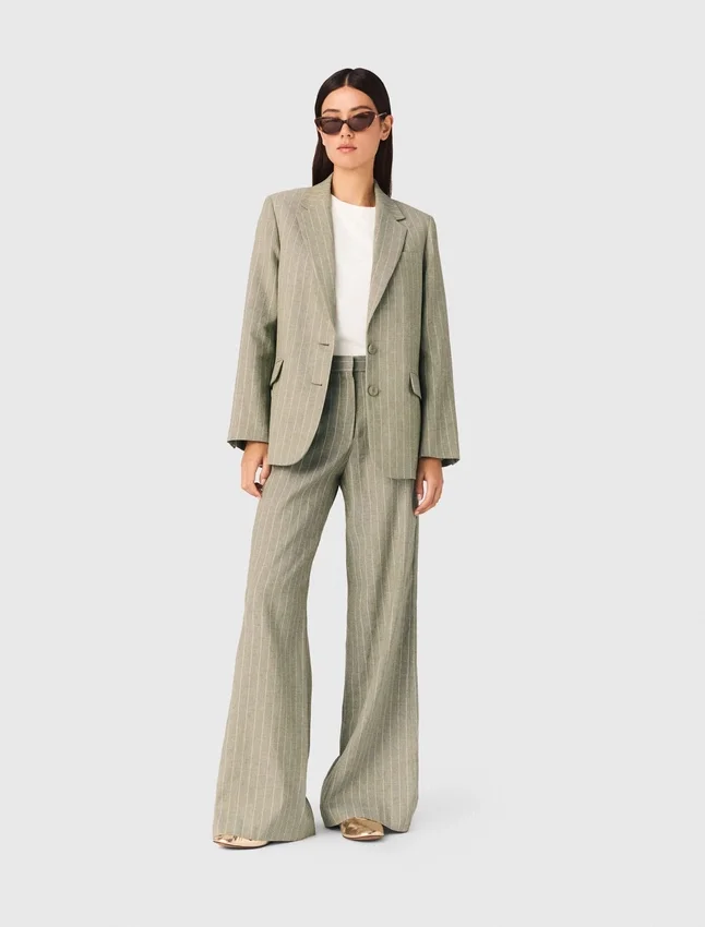Linen-blend suit trousers Linen-blend suit trousers