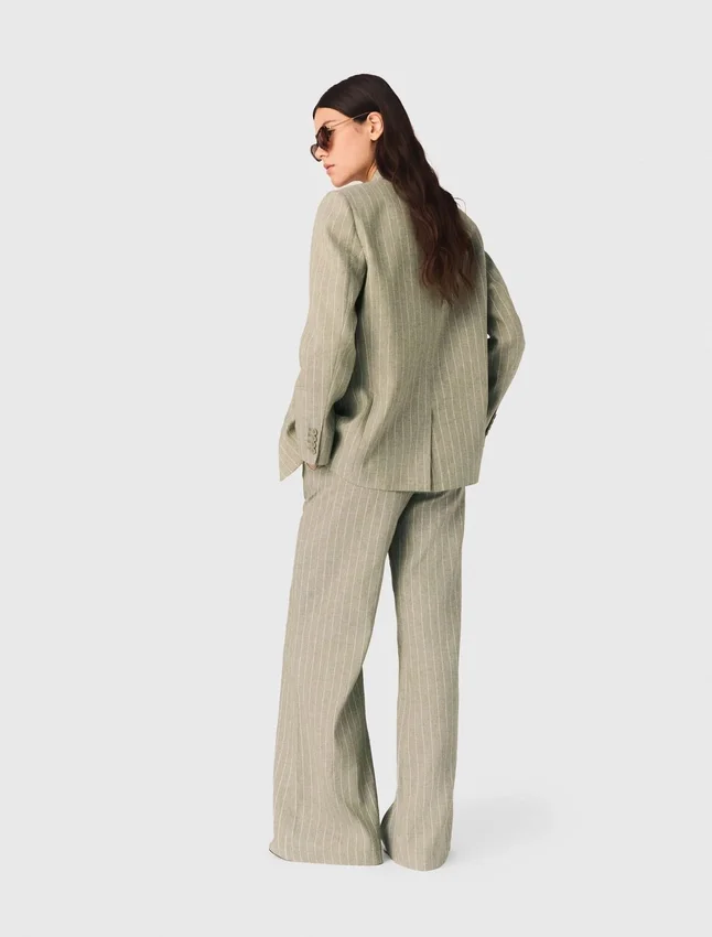Linen-blend suit trousers Linen-blend suit trousers