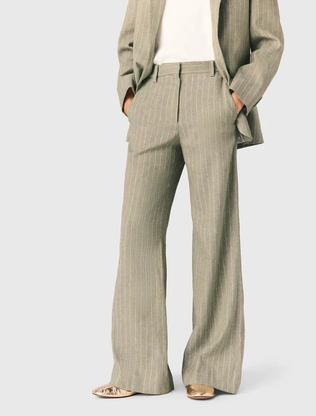 Linen-blend suit trousers Linen-blend suit trousers