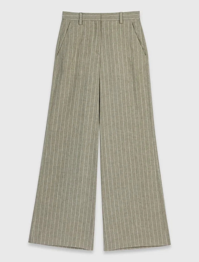 Linen-blend suit trousers Linen-blend suit trousers