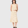 Long crochet skirt