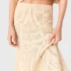 Long crochet skirt