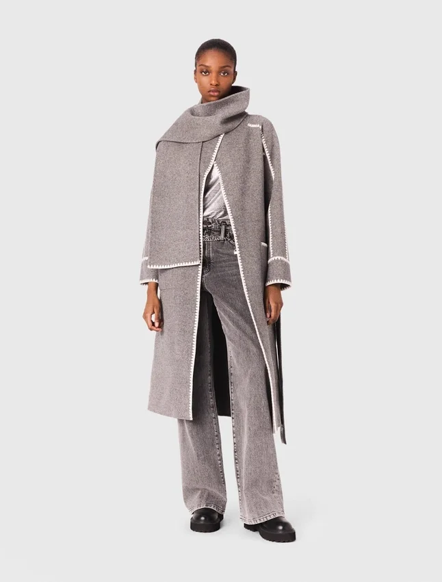 Long double-faced coat Long double-faced coat