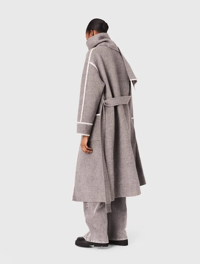 Long double-faced coat Long double-faced coat