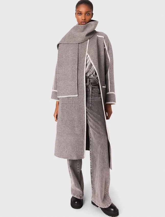 Long double-faced coat Long double-faced coat