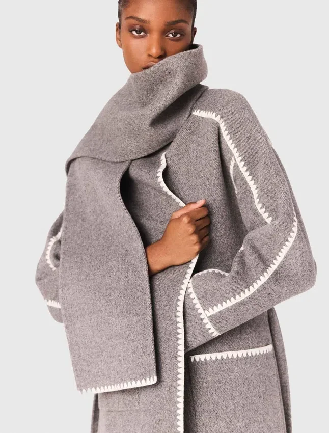 Long double-faced coat Long double-faced coat