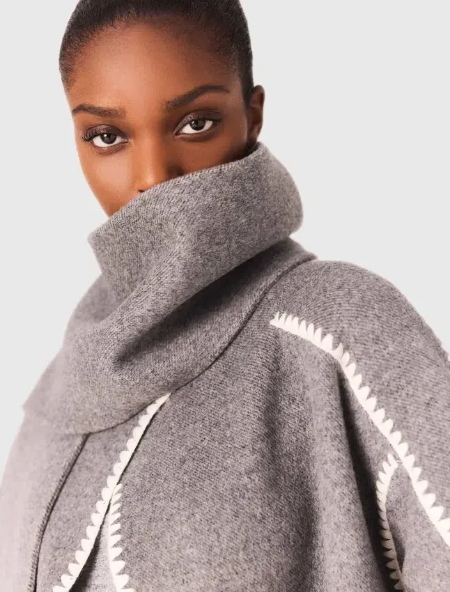 Long double-faced coat Long double-faced coat