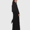 Long embroidered skirt