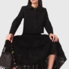 Long embroidered skirt