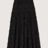 Long embroidered skirt