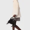 Long faux fur coat