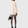 Long faux fur coat