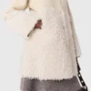 Long faux fur coat
