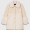 Long faux fur coat